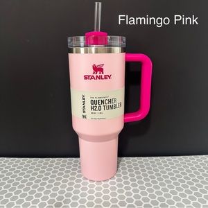 Stanley 40 oz. Flamingo pink Quencher FlowState Tumbler
